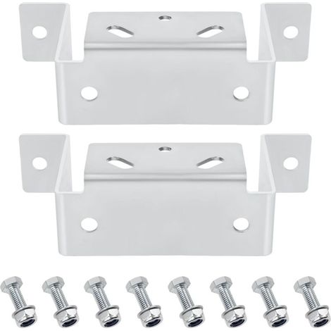 Support de Béquille de Stationnement pour Remorque avec Fixations Complètes (1/4)