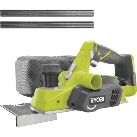 Pack RYOBI - Rabot R18PL-0 - 18V One+ - 82mm - sans batterie ni chargeur - Jeu de 2 fers jetables carbure PB82A2 (1/4)