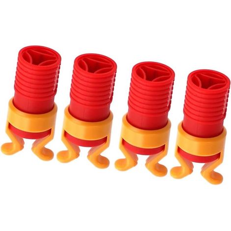CSPARKV 4 Pièces clip à vis porte-embout magnétique vis en plastique visseuse devisseuse douille de fixation à vis pince à vis universel Clip de fixation équipement visser (1/5)