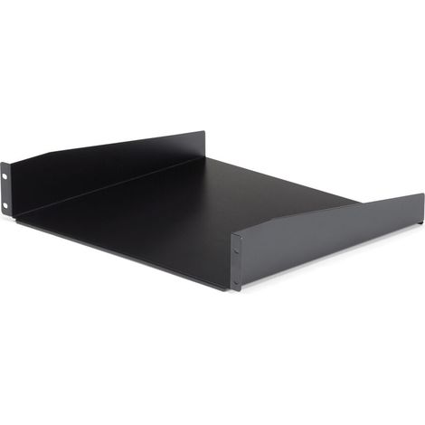StarTech CABSHELF estantería negra para armarios de servidor de 19 pulgadas (1/4)
