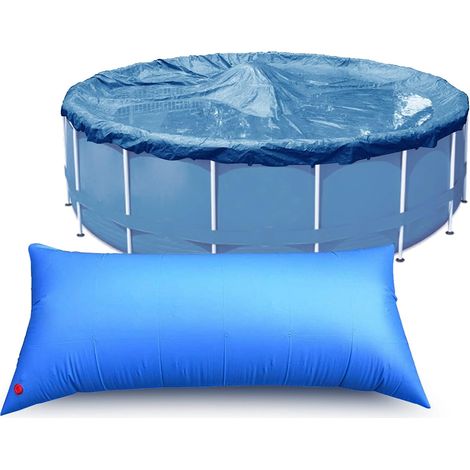 Coussin Piscine Hivernage Rectangle 8×4ft, Flotteur Hivernage Piscine, Coussin Gonflable Hiver, Ballon Hivernage Piscine Hors Sol, Accessoires Piscine pour Bache Oreiller Piscine Antigel (1 Pièces) (1/5)