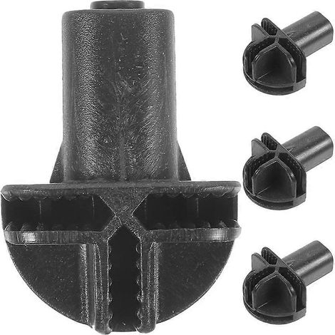 Lot de 4 connecteurs cubiques en plastique pour étagères modulaires, résistants et durables. (1/5)