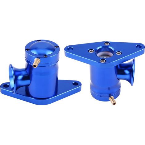 Blauer BOV-Turbo-Wastegate-Stopfen für Subaru Impreza WRX EJ20 STI 2002–2007, direkt montiertes Ladedruckventil, Entlüftungsset (1/5)
