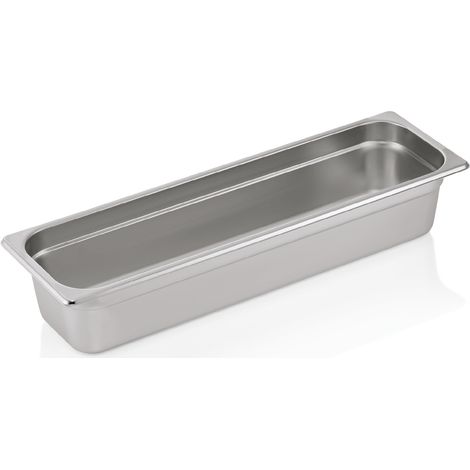 Bac GN 2/4 en Acier au nickel-chrome 5,6 L P 100 mm - Was Germany