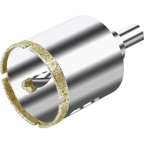 Scie cloche diamantée 40 mm avec foret de centrage – pour verre, carrelage, céramique, marbre, granit
