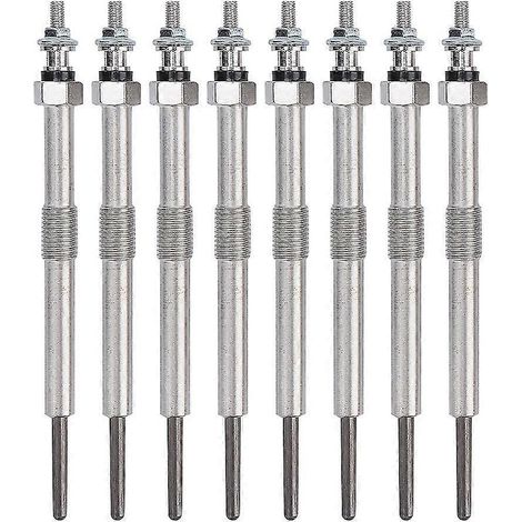 Jeu de bougies de préchauffage haute performance pour chauffage diesel DRX00057 - Compatible avec Chevrolet Silverado (1/5)
