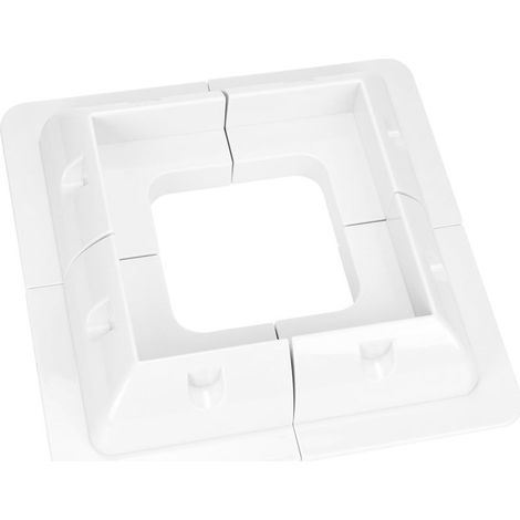 Supports de montage de panneaux solaires, sans perçage, pour camping-cars, camping-cars, toits, blanc, 4 kits (1/5)