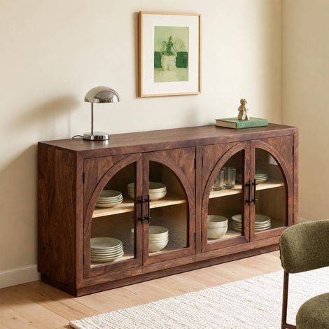 Buffet en bois de manguier Nohea (1/5)