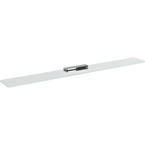 Sapho Pirenei - Étagère, longueur 80 cm, verre transparent/chrome MY009-16