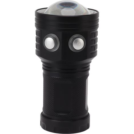 Lampe vidéo de plongée 10 000 lm, étanche IPX8, pour plongée professionnelle jusqu'à 100 m de profondeur, avec éclairage d'appoint rouge et bleu. (1/5)