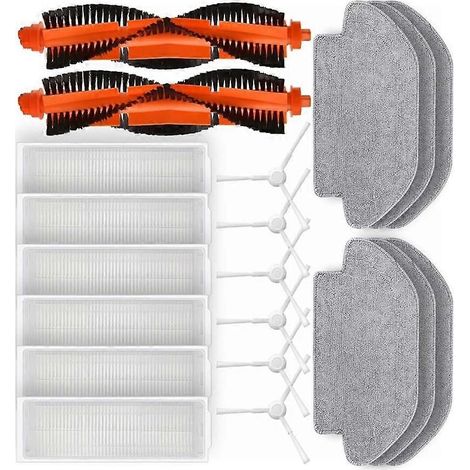 Pièces de rechange et accessoires pour aspirateur Xiaomi S10 S12 B106GL : brosse principale, filtre HEPA, chiffon de nettoyage. (1/5)