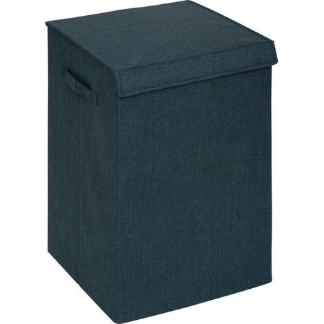 Cesto portabiancheria colorama blu 74l - 5five