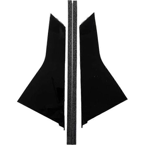 1 paire de panneaux de garniture de cadre de vitre de porte arrière 72721-THA-H01 72761THAH01 pour Honda Accord UR-V 2017-2023, garniture de montant de pare-brise (1/5)