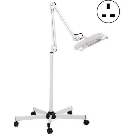 Lampe loupe LED 5X, lumière naturelle douce, 28 LEDs, hauteur réglable, lampe cosmétique pour salon de beauté et maison, prise UK 220V. (1/5)