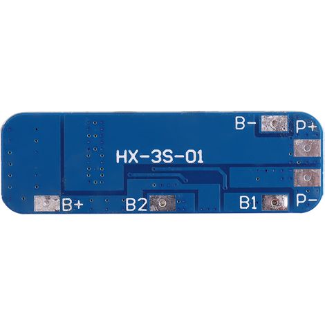 Carte de protection pour batterie au lithium 3 cellules 11,1 V 12 V 12,6 V (10 A)