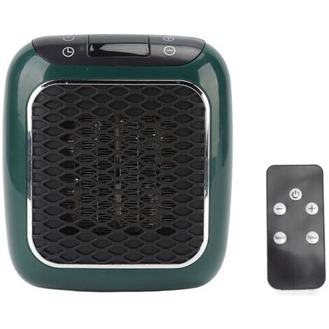 Mini calefactor termostático mural compacto para el hogar con termostato ajustable, ideal para cualquier espacio. (1/5)