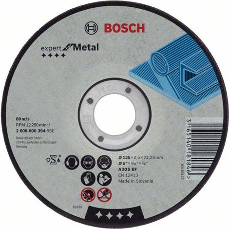 2608600316 - Mola da taglio a centro depresso Expert for Metal A 30 S BF, 180 mm, 3,0 mm
