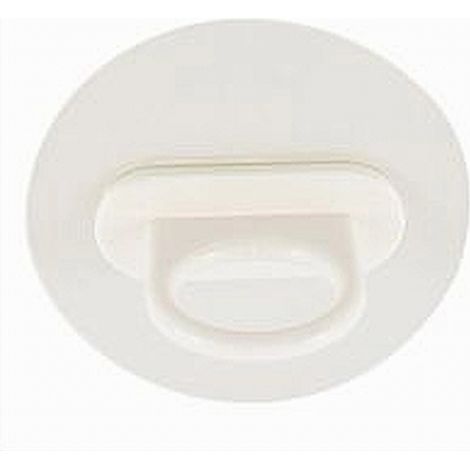 TRADE SHOP - Set 2 Pz Ganci Adesivi Ad Anello Per Asta Tende Da Parete Bagno Casa Tondi 87362 -