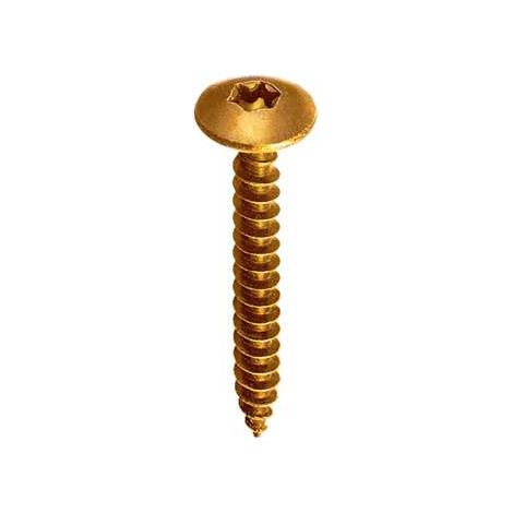 Viti truciolari Torx zincate giallo con collare 6,0 x 60 - 1 Kg.
