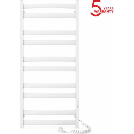 Toallero eléctrico ATLANT 500x1200 con temporizador ECO, 300W, Blanco (1/4)