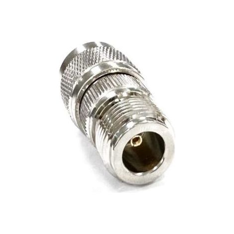 Adaptateur coaxial RS PRO UHF Fiche vers N Prise, Droit, , 50O, 0.3GHz ( Prix pour 1 )