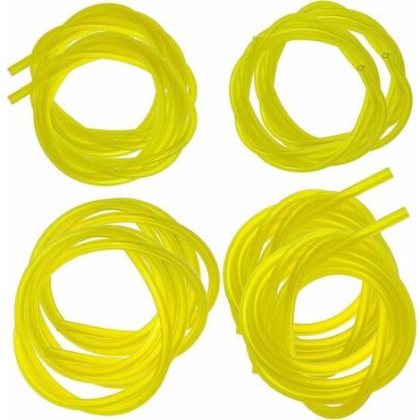 Durites essence 9.6 m – Lot de 2 tuyaux 1.2 m – Tailles 2mm×3.5mm, 2.5mm×5mm, 3mm×5mm, 3mm×6mm – Pour débroussailleuses et tronçonneuses (1/5)