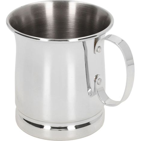 400 ml rostfreier Edelstahl-Cocktailbecher, Baraccessoire für Zuhause, Büro oder Schule, klassische silberne Ausführung. (1/5)