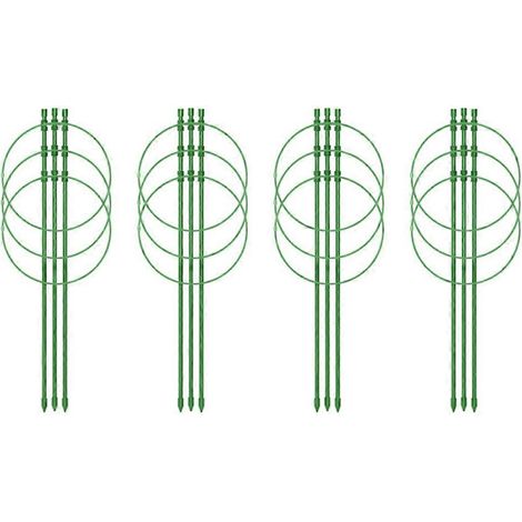 Ensemble de 4 supports décoratifs pour plantes, treillis, support décoratif pour chambre ou dortoir
