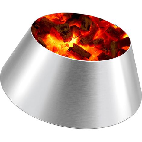 Supporto per barbecue a forma di imbuto, accessorio per griglia