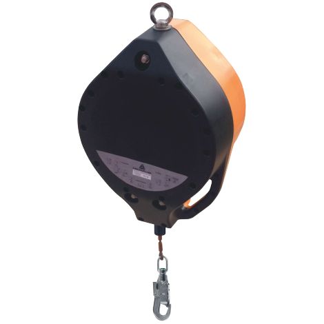 Antichute à rappel automatique câble inox 40 m IP66 double émerillon NFC – DELTA PLUS - AN19040T2 (1/4)