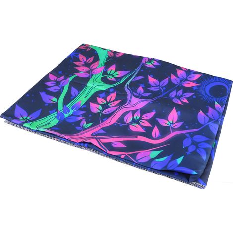 Tapisserie décorative fluorescente Arbre de Vie, tapisserie irisée Arbre de Vie GTYG200 (L x 150 cm, accessoires inclus) (1/5)