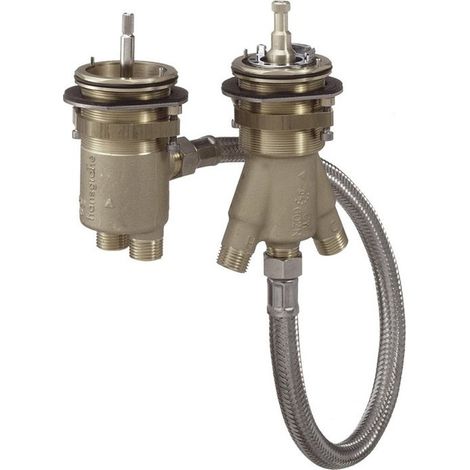 Corps d'encastrement thermostatique 2 trou s pour montage sur bord de baignoire