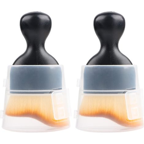 2 x Car Detailing Brushes, Car Interior Detailing Brush for Cleaning Car Dashboard Seats (1/5)
