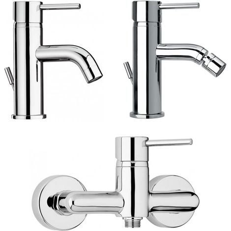 Armaturen-Set Für Waschbecken, Bidet Und Aufputzdusche  Salice