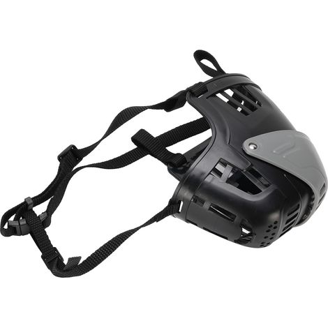 Muselière pour chien anti-morsure, empêche les aboiements, réglable, en plastique respirant, cage de protection pour la gueule du chien (1/5)