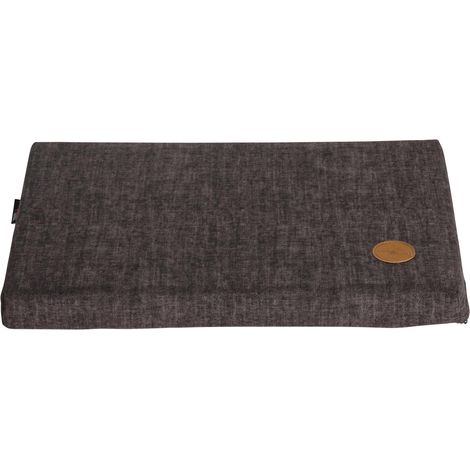 Panier pour Chien, Matelas Cage, Modèle Manchester, Couleur Brun, Taille S, 58 x 40 x 5 cm (1/2)