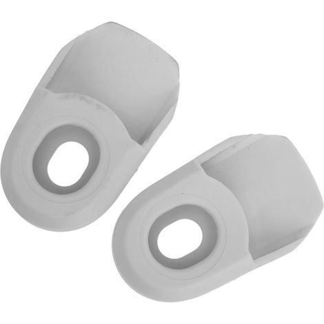 Lot de 2 protège-manivelles de vélo en silicone, gris (1/5)