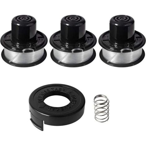 BLACK+DECKER Bobine et fil de rechange pour modèles GL250/GL310/GL360 11M x 1.6MM YMYNY (1/5)