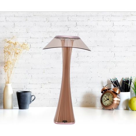 Lampe de bureau fine et élégante, style nordique minimaliste, chargement USB au chevet du lit, veilleuse d'ambiance, 3 modes d'éclairage, intensité variable en continu, objet de décoration original, o (1/5)