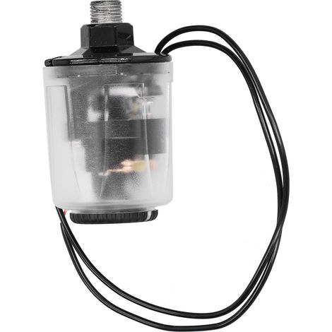 Pressostat automatique à eau, rond, transparent, à fil intérieur réglable, contrôleur de pression pour pompe à eau mécanique (1/5)