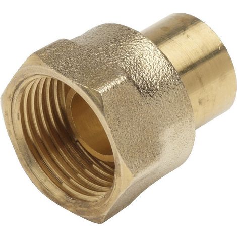 Raccord à braser laiton BANIDES B876914 20 x 150 mm filetage femelle 14 gaz