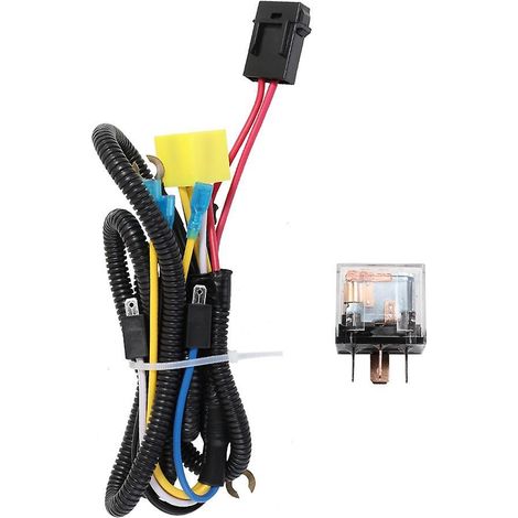 Universelles 12V/24V-Hupenkabelrelais für am Kühlergrill montierte Hupen, Motorrad-Kabelbaum