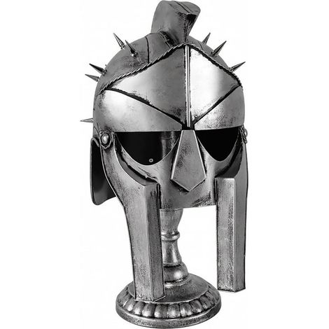 Decorative Miniature Roman Combat Helmet, Roman Helmet with Integrated Base, Decorative Sculpture for Event Decoration (1/5)