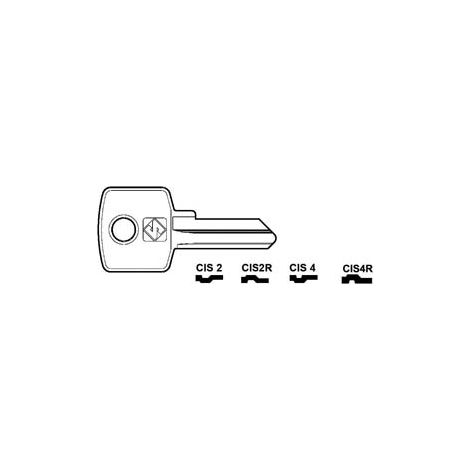 CHIAVI PER CILINDRI CAS-CISMA 4 SPINE PICCOLE- - CIS4 DX - 10 pezzi SILCA