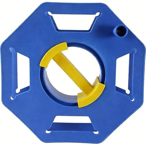 Enrouleur de Câble Manuel Bleu, Dévidoir à Manivelle, Organisateur de Câbles Portable, Rangement pour Fils (1/5)