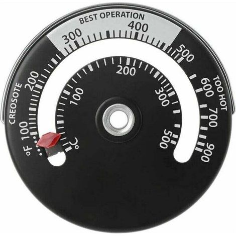 Thermomètre Magnétique pour Poêle à Bois Mesure Température Cheminée Four (1/3)