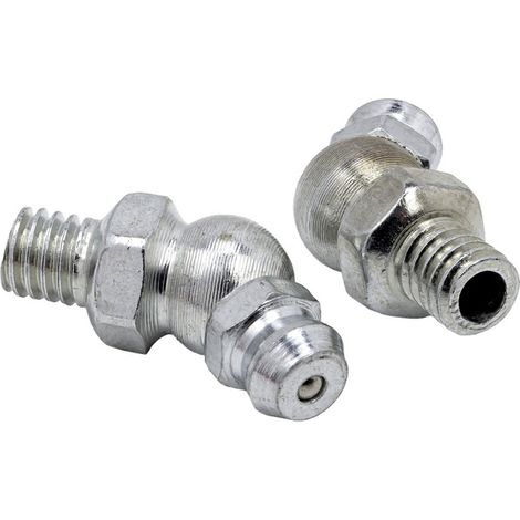 Boquilla de engrase métrica para pistola de engrase de 10 mm, 1 unidad. (1/3)