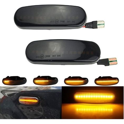 LED Turn Signal Lamp Side Lights Dynamic LED Indicator Turn Signal for Punto Doblo Fiorino Grande Punto Idea Linea Multipla Panda Qubo Stilo Bipper Nemo Musa (1/5)