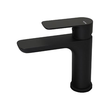 Miscelatore lavabo con scarico Vema SLATE V14010 Nero Opaco