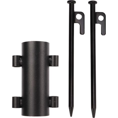 royaluxe -Support de tige de tente de Camping, Protection contre la rouille en fer, gain de place, Installation facile, support de tige d'auvent extéri Portable (1/5)